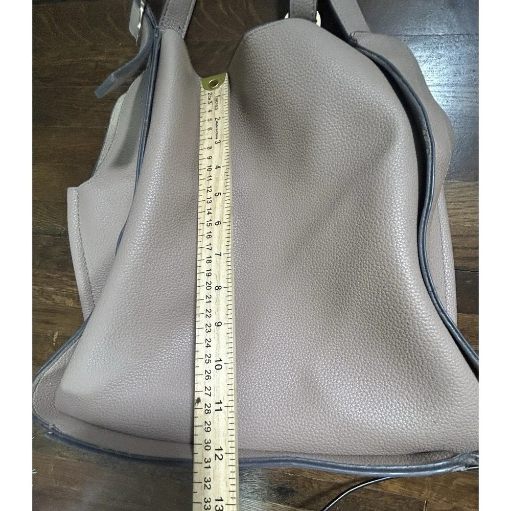 Susan Robert's Squared Beige/pink Slouchy Hobo Leather Bag Boho Western Timeless